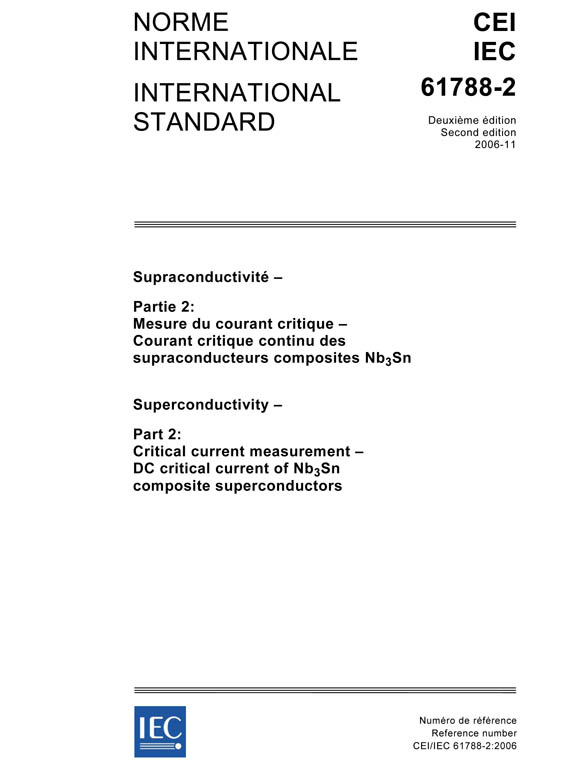 Cover IEC 61788-2:2006